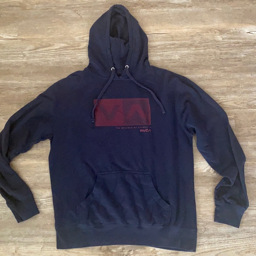 Men’s XL Blue surf hoodie RVCA